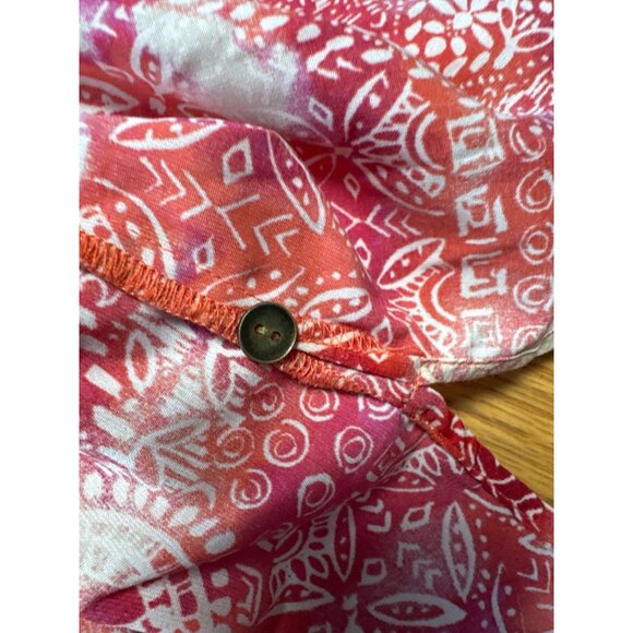 Catherines Womens Button-Down 3/4 Sleeve Relaxed Fit Blouse Size 4X - Picture 9 of 9